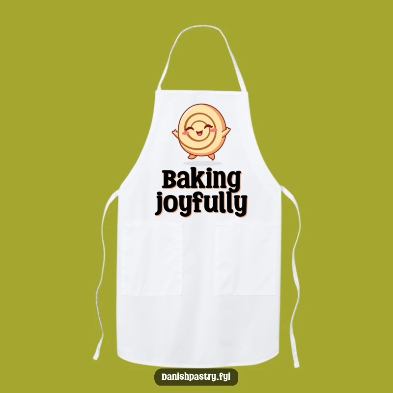 Funny Cinnamon Roll Hop Apron: Bake with Joy and Sweetness in This Whimsical Kitchen Wear