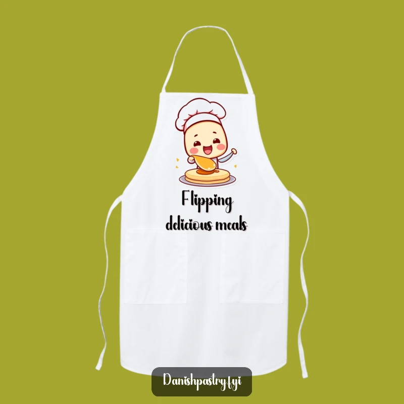 Funny Danish Chef Pastry Apron: Cook with Excitement and Hilarious Flippin' Fun
