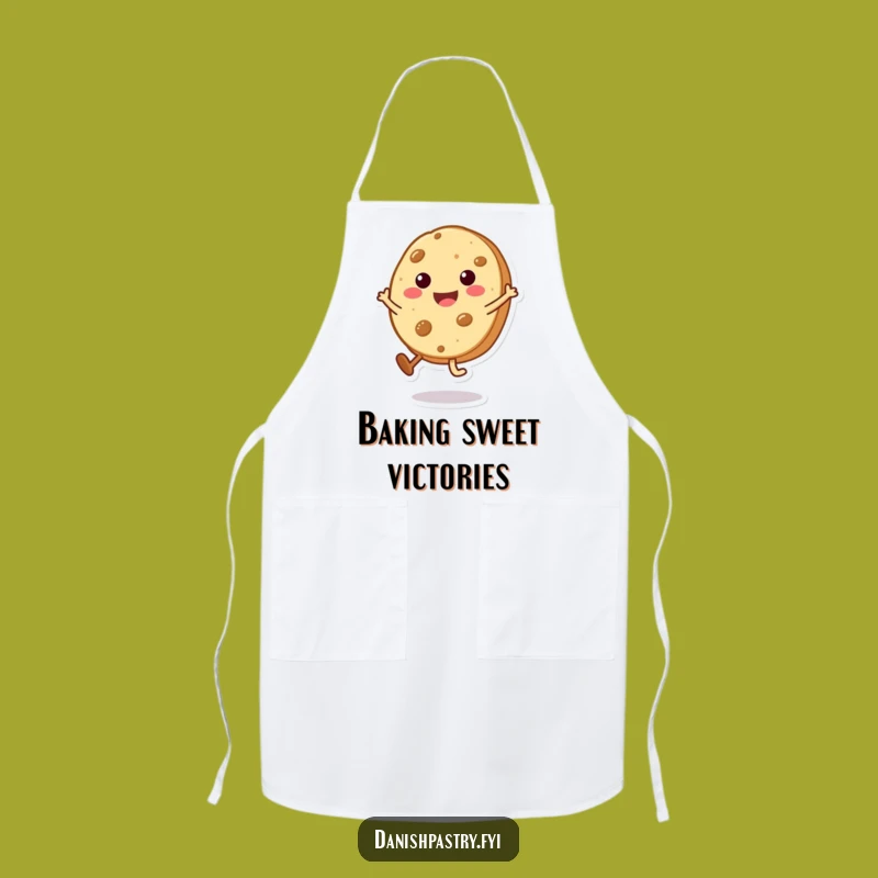 Funny Cookie Cartwheel Apron: Bake with Sweetness and Playful Pastry Fun
