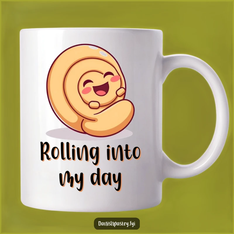 Funny Cinnamon Roll Roll Mug: Playful Pastry Fun, Perfect Gift