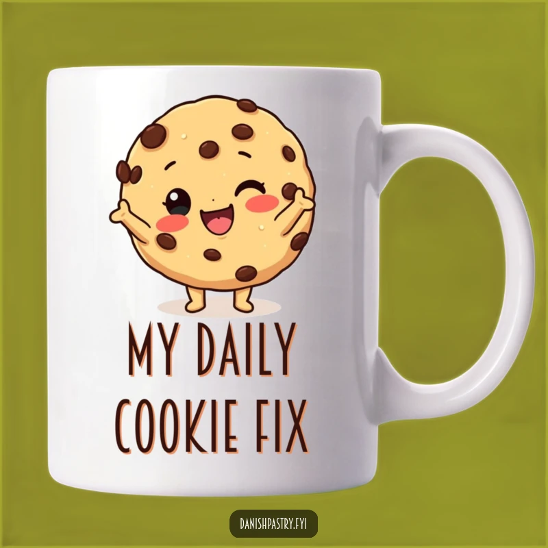 Funny Cookie Mug: Silly Pose Dessert Humor Delight Gift