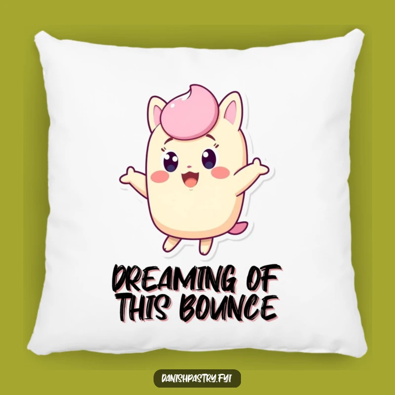 Funny Twinkie Pillow: Excited Character Jumping for Joy, Comfy Funny Gift!
