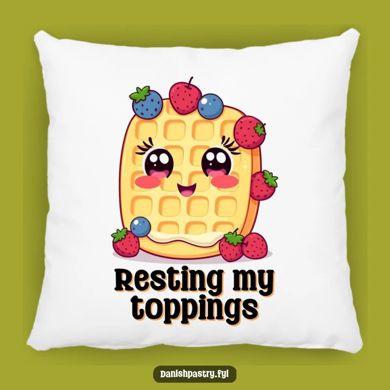 Funny Waffle Pillow: Soft Cheerful Juggler, Comfy and Hilarious Home Decor Gift