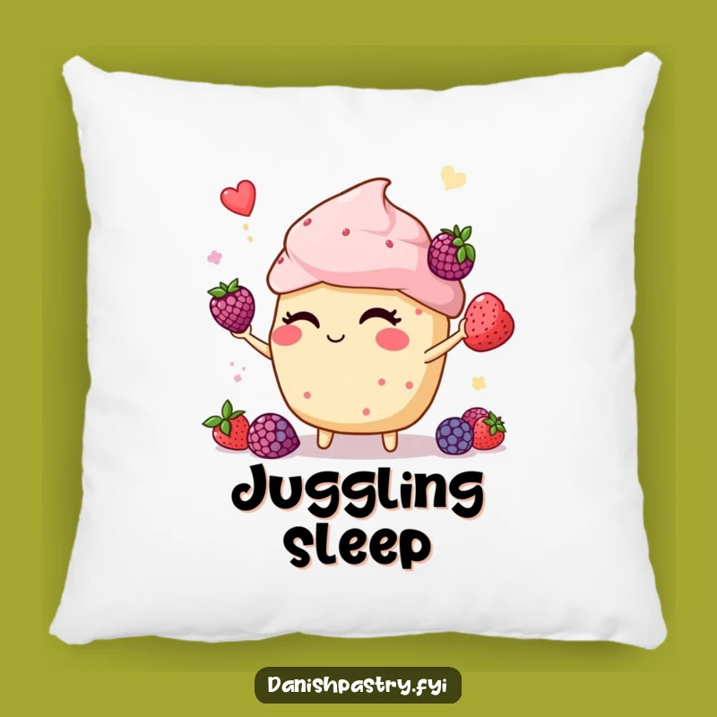 Funny Winking Muffin Pillow - Cozy Comfort with a Playful Twist