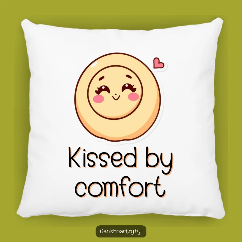 Funny Cinnamon Roll Pillow: Cozy Comfort with a Sweet Kiss Pal
