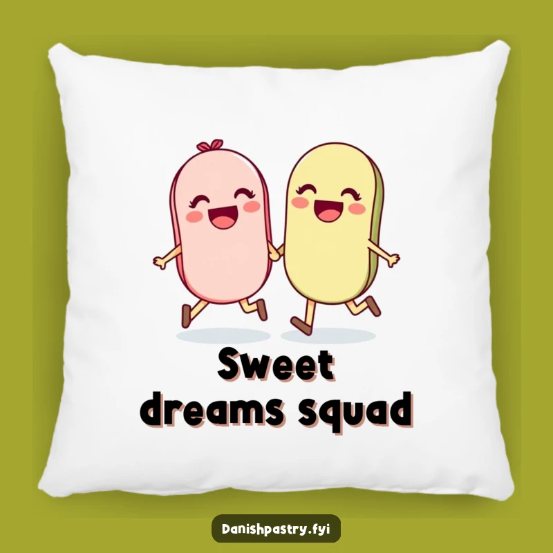 Funny Macaron Pillow - Soft & Cheerful Friendship Comfort Gift