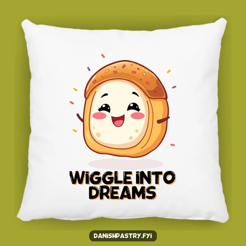 Funny Danish Pastry Wiggle Pillow: Comfy, Joyful Sprinkled Gift