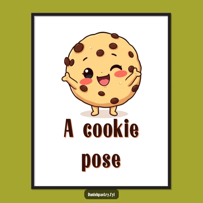 Funny Cookie Digital Art: Instant Dessert Humor Download
