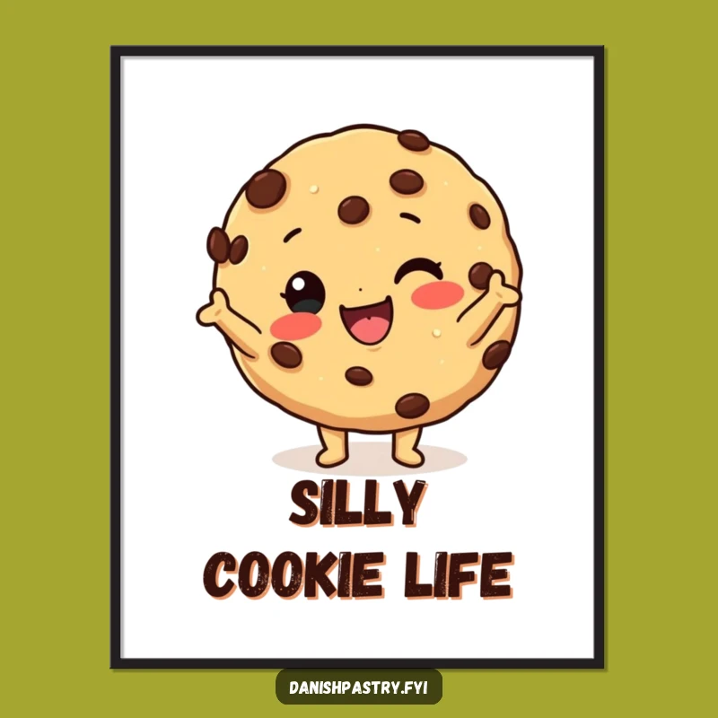 Funny Cookie Poster: Bring Dessert Laughter to Your Walls