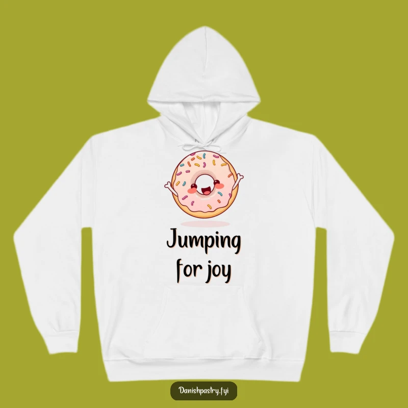 Funny Donut Skipping Rope Hoodie: Cozy Sprinkles Workout Sweatshirt Gift