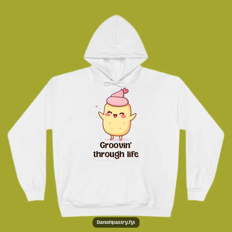 Funny Giddy Scone Shimmy Hoodie - Cozy & Joyful Baking Lover's Gift