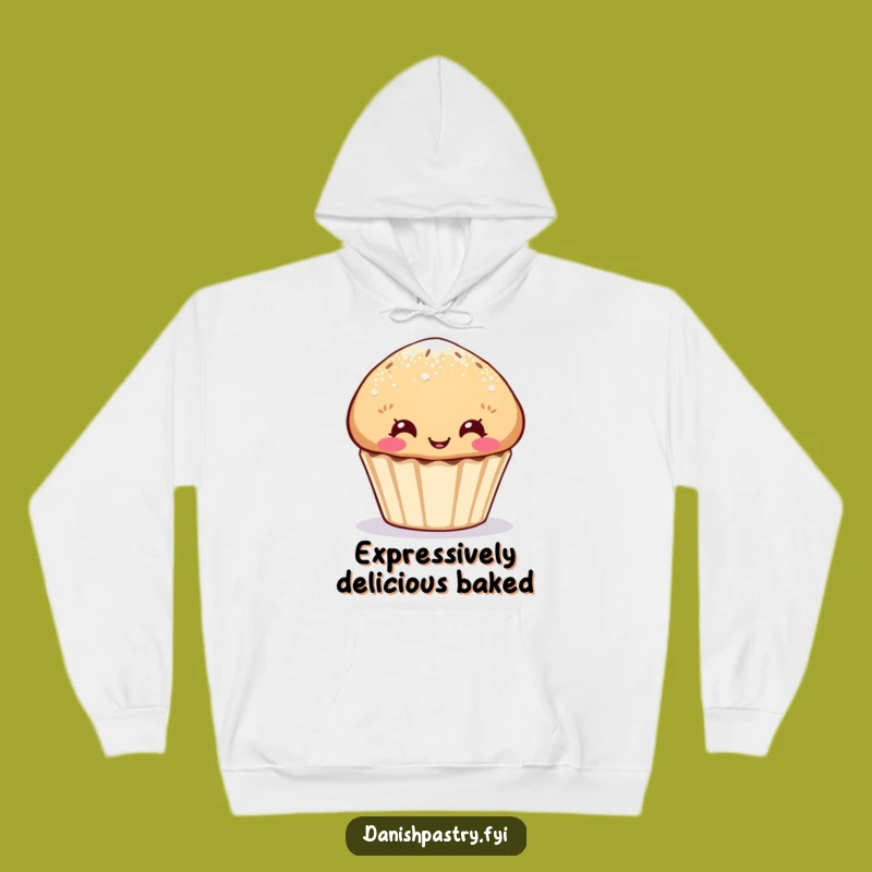 Funny Muffin Hoodie: Sugar Dust Face, Cozy Humor, Great Funny Gift!