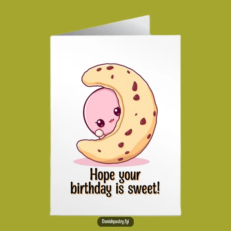 Free Printable Funny Macaroon Birthday Card - Cute Peekaboo Downloadable Gift!