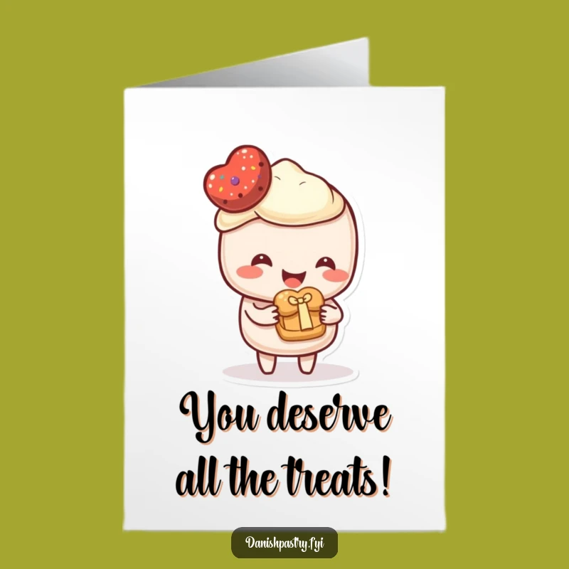 Free Printable Congrats Card: Pastry Offers Treat - Celebrate Joyfully!