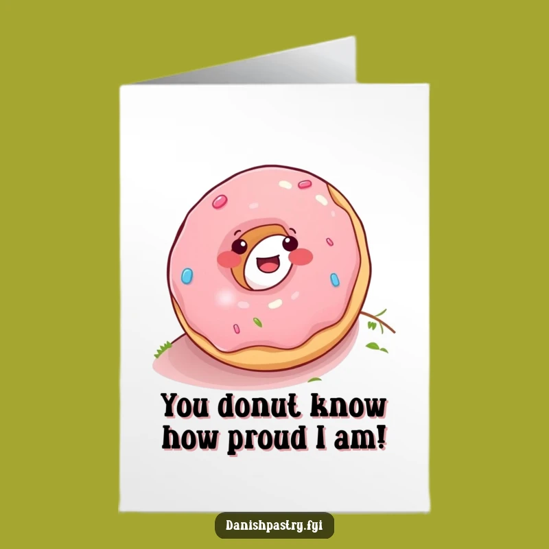 Free Printable Donut Congratulations Card: Hilarious Downloadable Gift for Big Wins