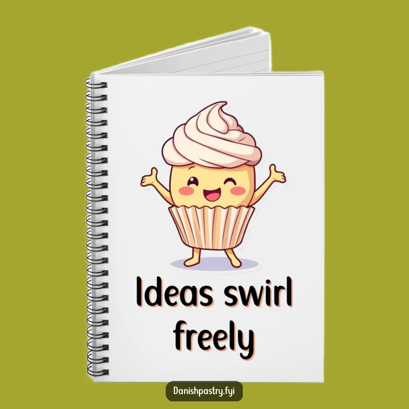 Funny Cupcake Dance Notebook - Jot Down Ideas with Sweet Moves
