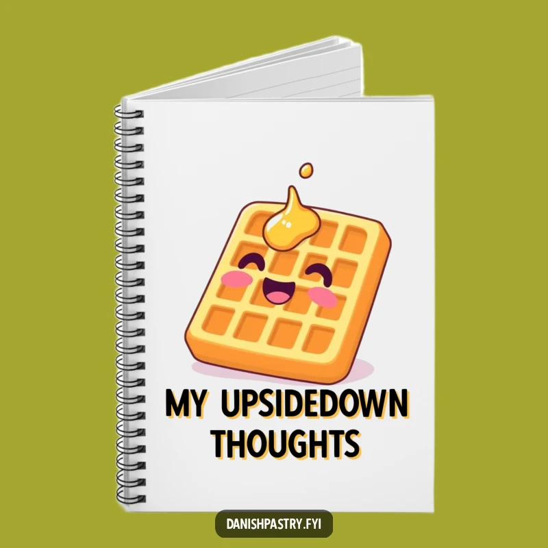 Funny Waffle Notebook: Jot Down Ideas with Breakfast Delight