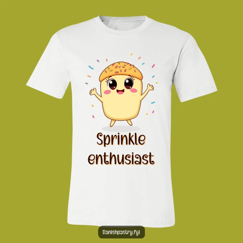 Funny Pastry Dance T-Shirt, Smiling Treat Tee for Sweet Occasions
