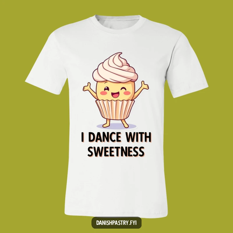 Funny Cupcake Dance T-Shirt - Frosty Fun & Playful Style Apparel