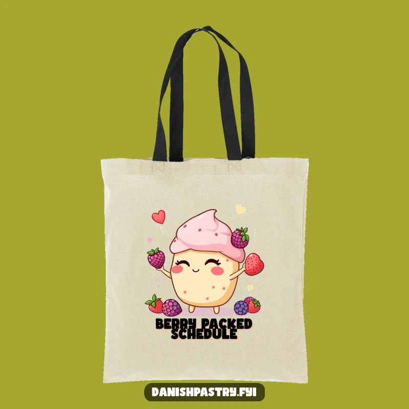 Funny Winking Muffin Tote Bag - Carry Your Laughs & Baking Supplies!