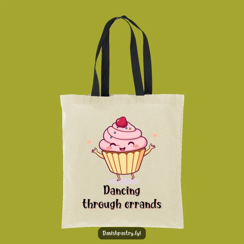 Funny Giggle Cupcake Tote Bag - Carry Your Fun & Treats!