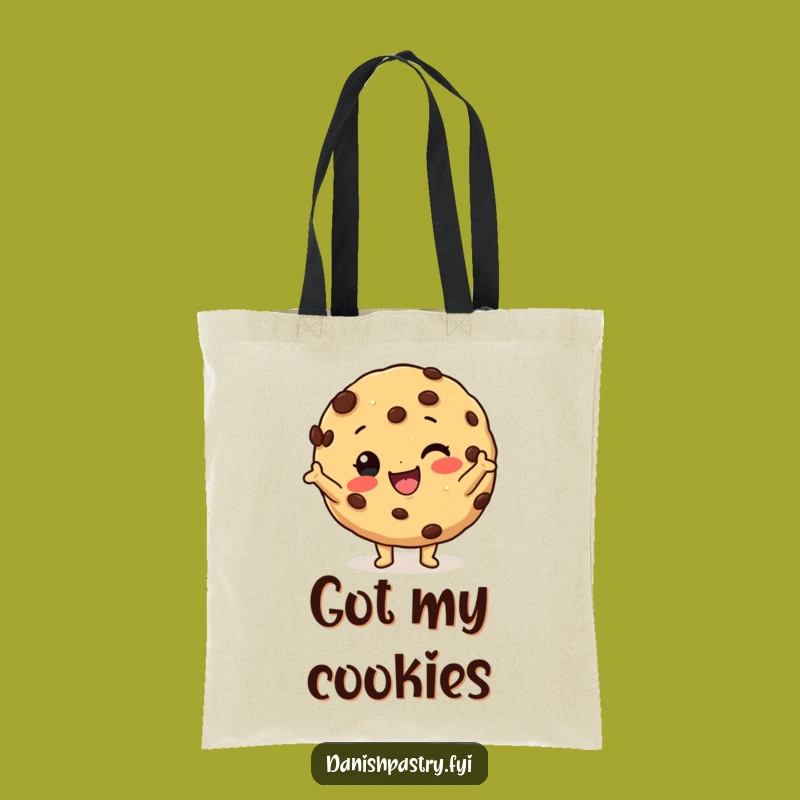 Funny Cookie Tote Bag: Carry Your Essentials with Dessert Whimsy